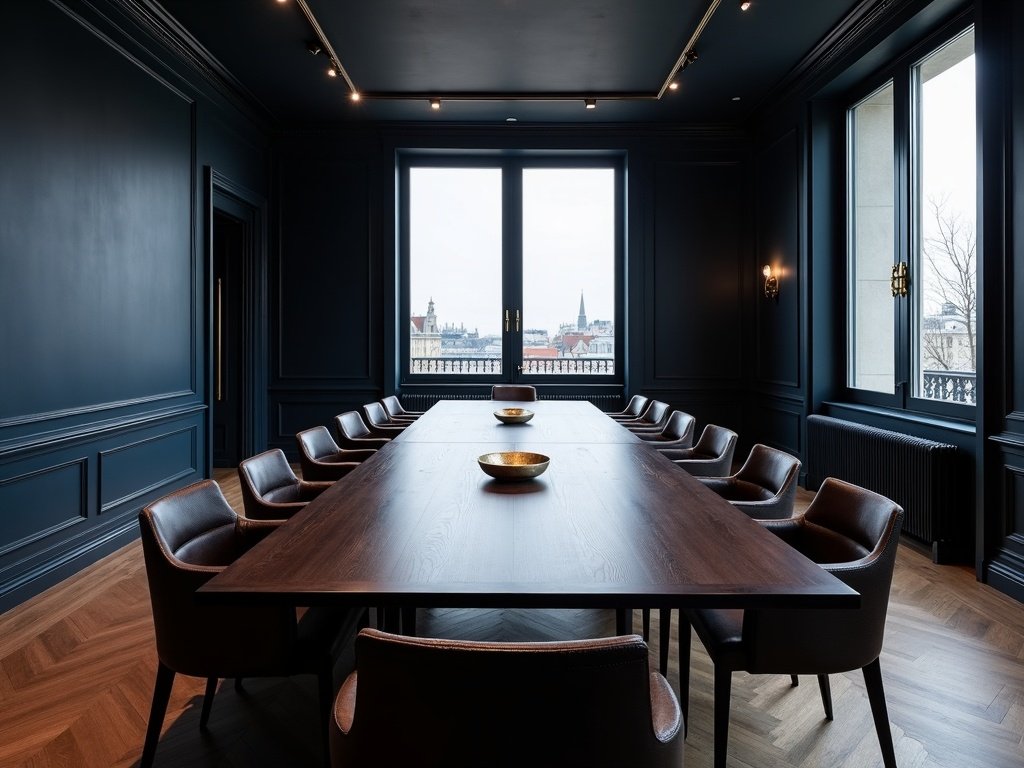 Salle de conseil du cabinet IVRP à Paris